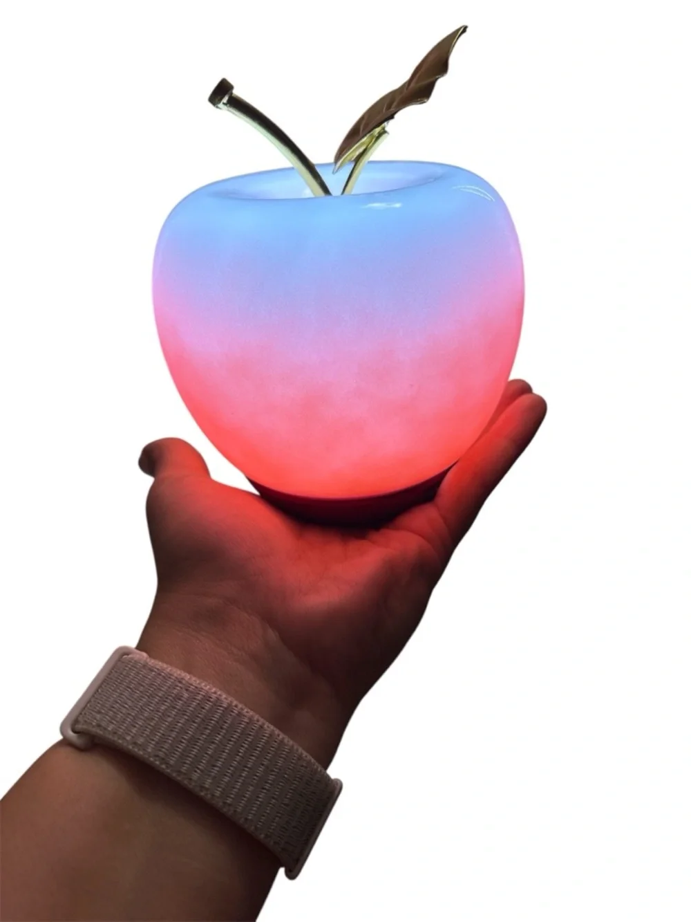 Glowing Apple Night Light - 3 light settings